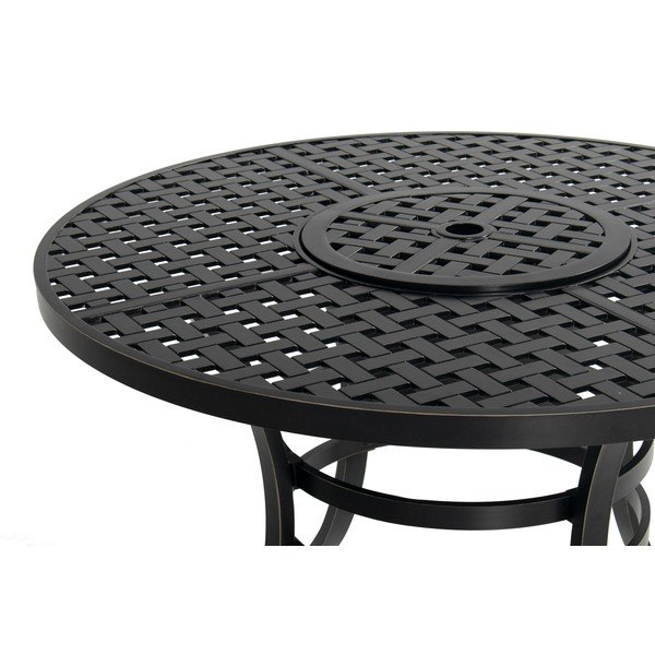 Aluminiowy okrągły stół ogrodowy ø 120 cm Rosario – Hartman-image-3