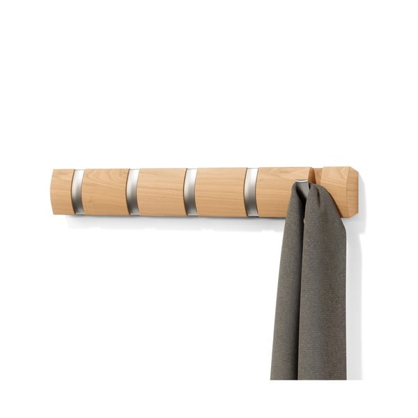 Wieszak ścienny z drewna topolowego Flip – Umbra-image-4