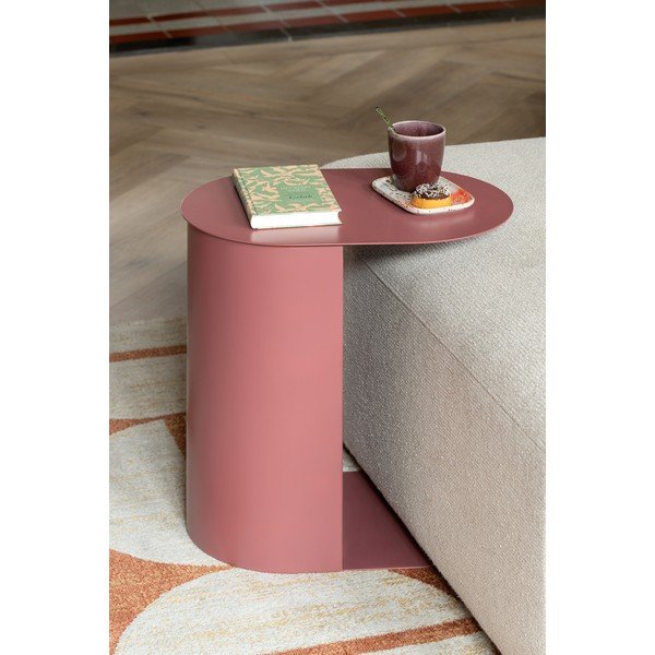 Metalowe stoliki zestaw 2 szt. 30x45 cm Riqueza Oval – Leitmotiv-image-1