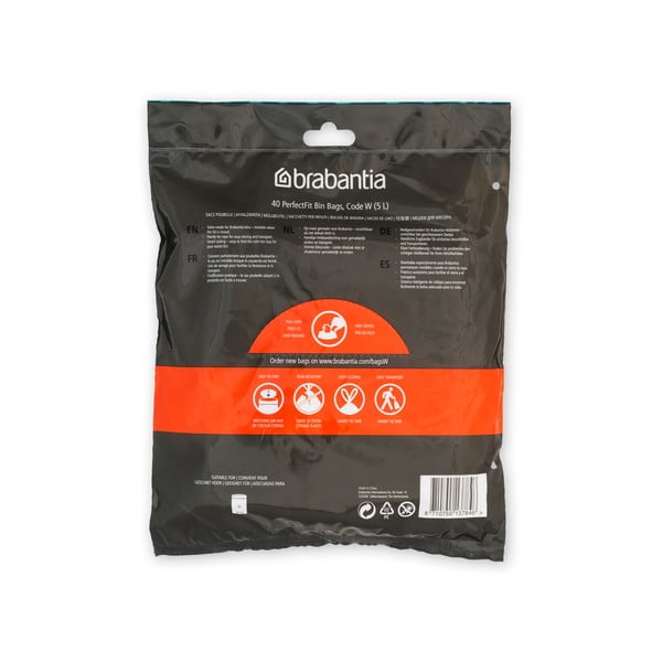 Worki na śmieci zestaw 40 szt. 5 l PerfectFit W – Brabantia-image-4
