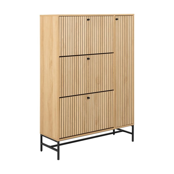 Uchylna szafka na buty w dekorze dębu w naturalnym kolorze 99x140x35 cm Albany  – Actona