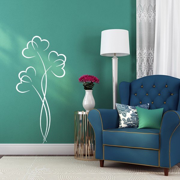 Naklejka Ambiance Flowers And Hearts-image-1