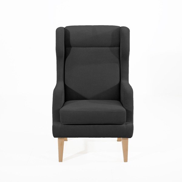Czarny fotel Max Winzer Bennet Suede-image-2