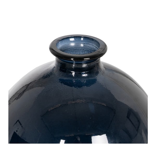 Ciemnoniebieski ręcznie wykonany wazon (wysokość 18 cm) – Ixia-image-3