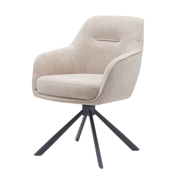 Kremowe tapicerowane fotele jadalniane zestaw 2 szt. Avola – Unique Furniture-image-2