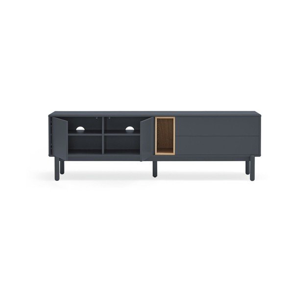 Ciemnoszara szafka pod TV 180x56 cm Corvo – Teulat-image-2