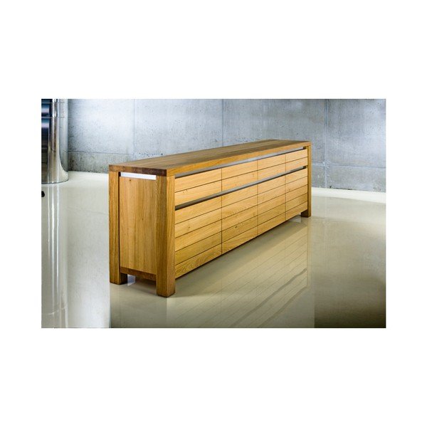 Komoda z litego drewna dębowego Javorina Next, 180 cm-image-1