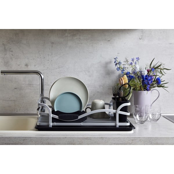 Czarny ociekacz do naczyń Wenko Drip Aluminium-image-4