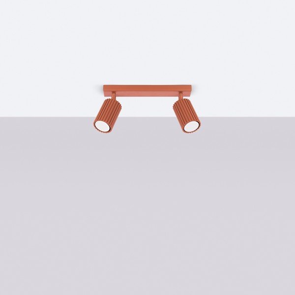 Ceglasta lampa punktowa 6,5x30 cm Gleam – Sollux-image-4