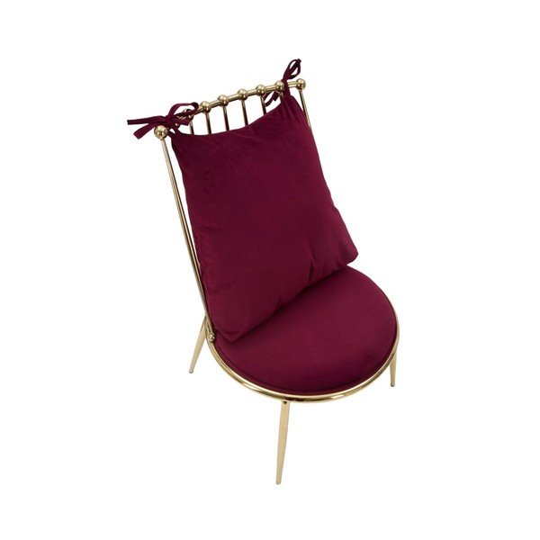Czerwony fotel Mauro Ferretti Glam Backy-image-1