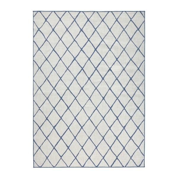 Niebiesko-kremowy dywan dwustronny NORTHRUGS Malaga, 200x290 cm
