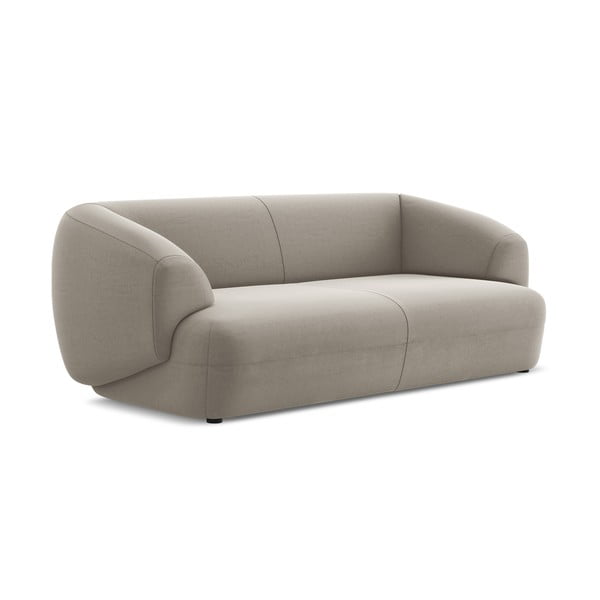 Beżowa aksamitna sofa 212 cm Moana – Makamii-image-1