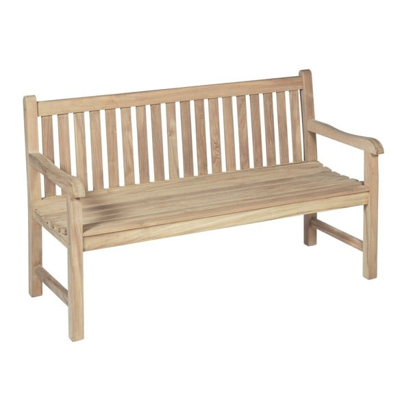 Ogrodowa ławka 3-osobowa z drewna tekowego Garden Pleasure Solo-image-1
