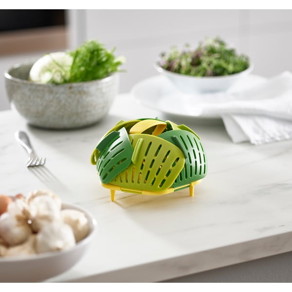 Zielone sitko do gotowania na parze Joseph Joseph Bloom-image-1