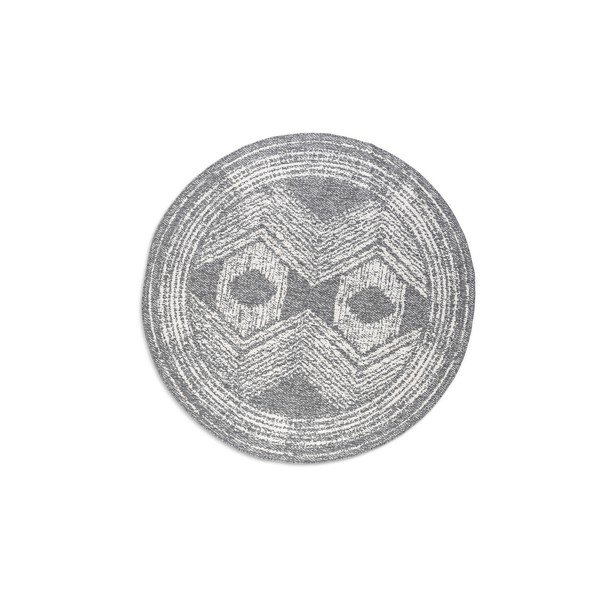 Szaro-kremowy okrągły dywan odpowiedni na zewnątrz ø 140 cm Gemini – Elle Decoration-image-2