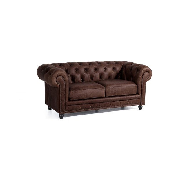 Brązowa skórzana sofa Max Winzer Orleans, 196 cm-image-3