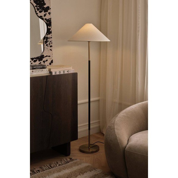 Tekstylna lampa stojąca (wysokość 150 cm) Gabriel – Ellos Home-image-1