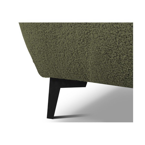 Zielone tapicerowane łóżko dwuosobowe ze stelażem i schowkiem 180x200 cm Makapu – Makamii-image-4