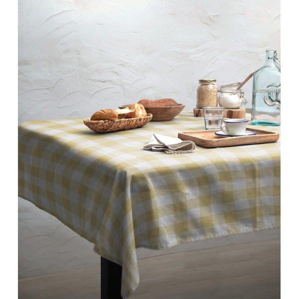 Obrus Really Nice Things Beige Vichy, 140x200 cm-image-1