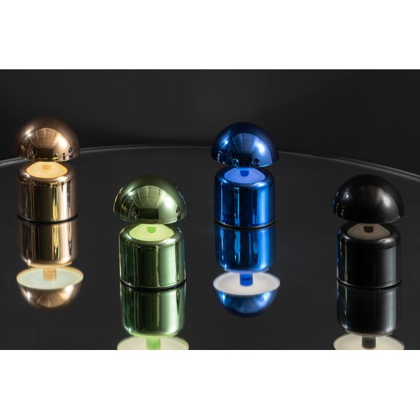 Jasnozielona lampa stołowa LED z metalowym kloszem (wysokość 14 cm) Impetu – Leitmotiv-image-2