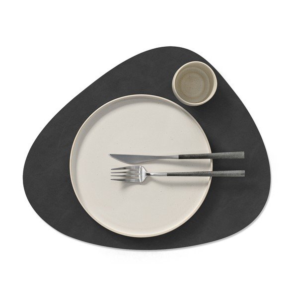 Mata stołowa ze skóry ekologicznej 37x44 cm Curve L Double Nupo – LIND DNA-image-4