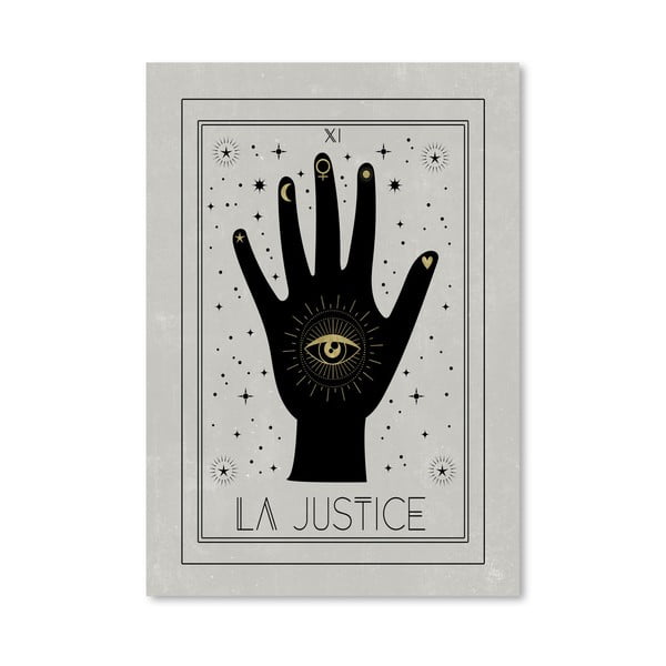 Plakat Americanflat La Justice, 30x42 cm