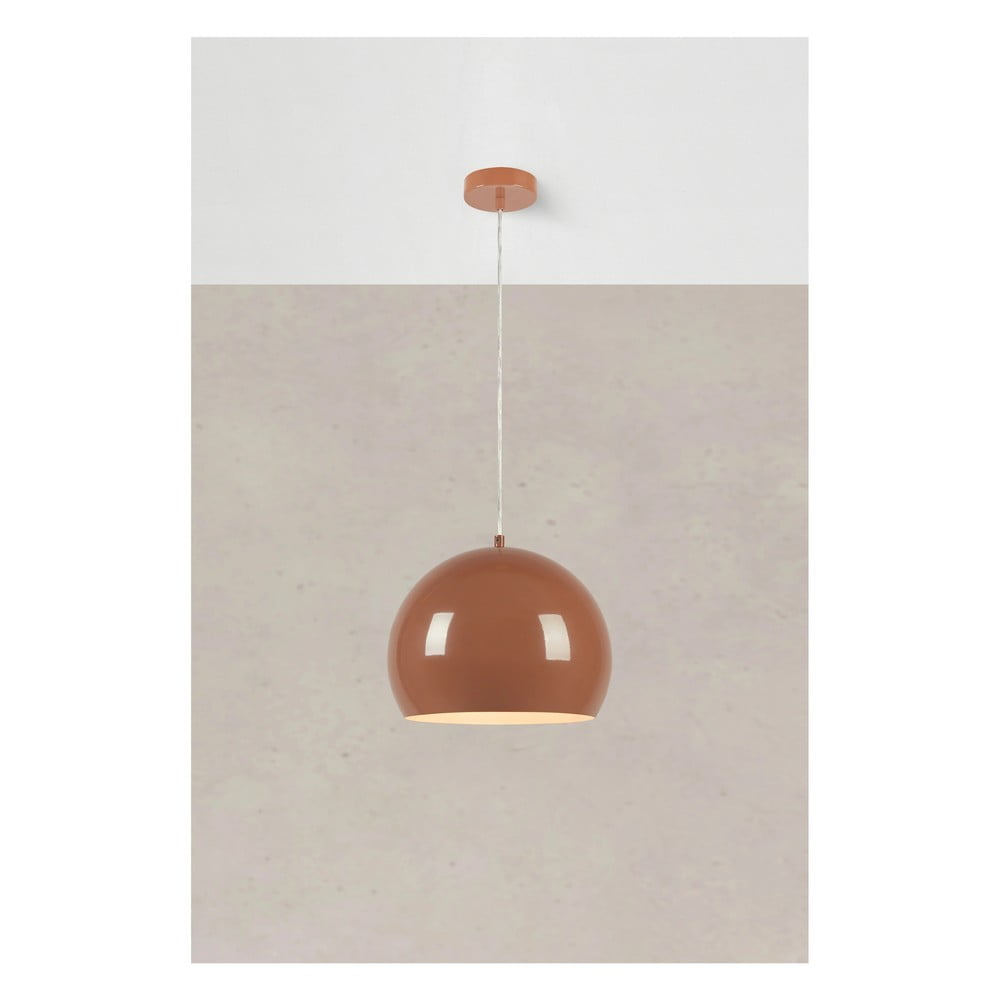 Brązowa lampa wisząca z metalowym kloszem ø 28 cm Pop – Markslöjd (zdjęcie 3)