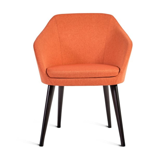 Pomarańczowe krzesło Charlie Pommier S
