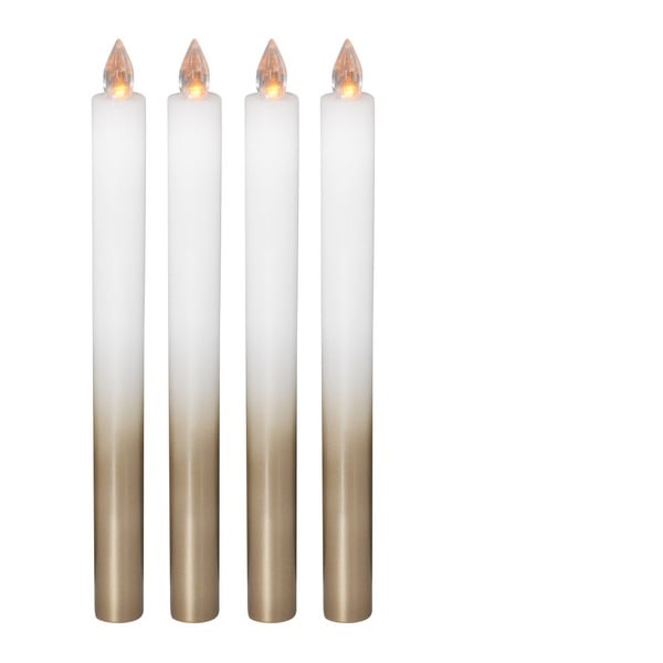 Zestaw 4 świeczek dekoracyjnych Naeve, wys. 25 cm