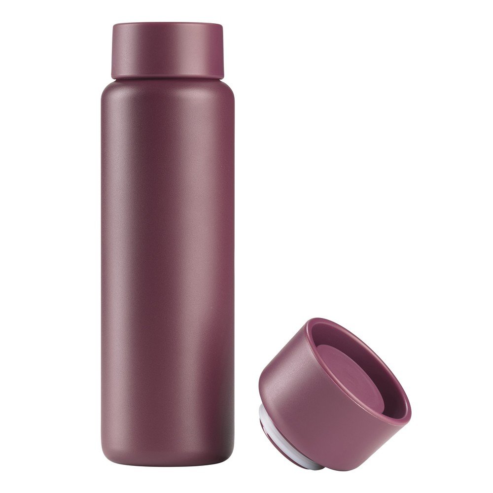 Bordowy kubek termiczny ze stali nierdzewnej 650 ml Singles – Zone