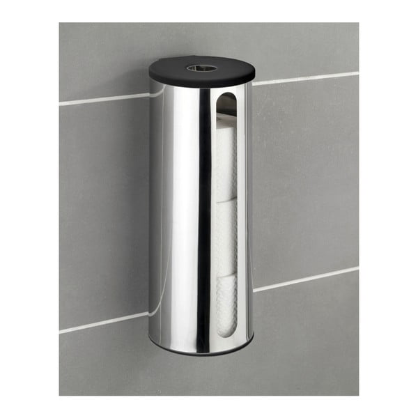 Ścienny uchwyt na papier toaletowy Wenko Turbo-Loc Detroit-image-1