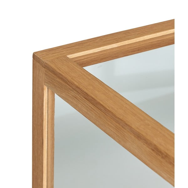 Witryna w dekorze dębu w naturalnym kolorze 80x88x42 cm Poetic – Hübsch-image-4