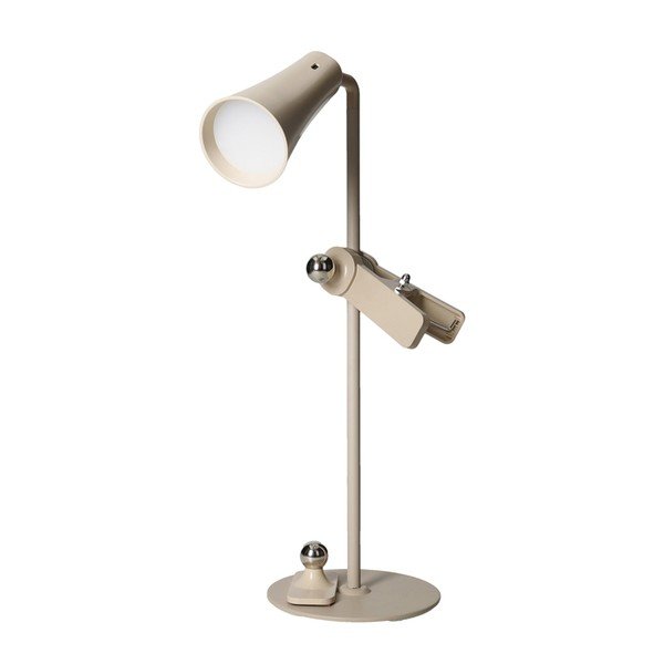 Beżowa lampa stołowa LED (wysokość 47,5 cm) 4in1 – Brandani