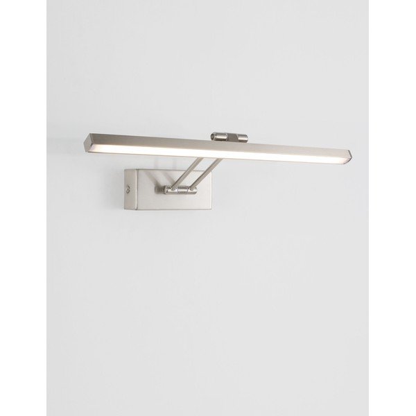 Aluminiowy kinkiet LED z elastyczną konstrukcją w kolorze srebra Marnell – Nova Luce-image-3