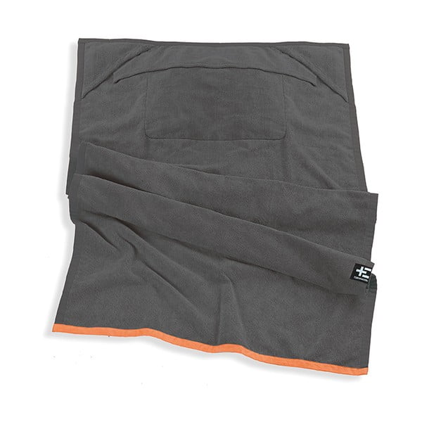 Ręcznik plażowy One Moe Grey, 90x180 cm
