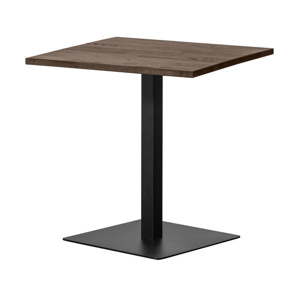 Stół z blatem z drewna dębowego 80x80 cm Tablo – WOOOD