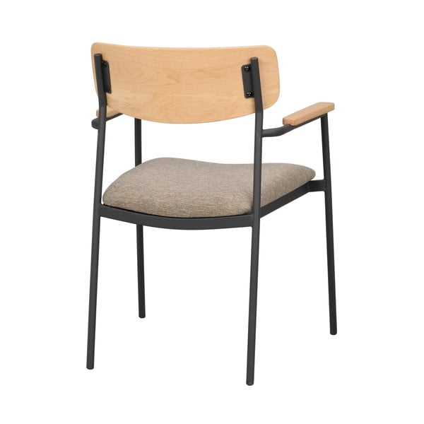 Beżowo-naturalne krzesła zestaw 2 szt. Maymont – Rowico-image-4