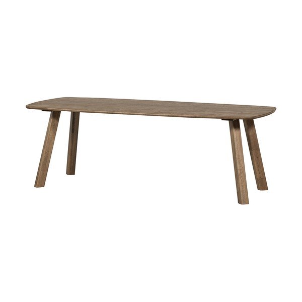 Stół z litego drewna dębowego 100x220 cm Tablo – WOOOD-image-1