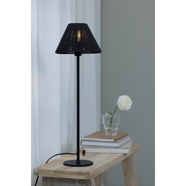 Czarna lampa stojąca Corda – Markslöjd-image-1