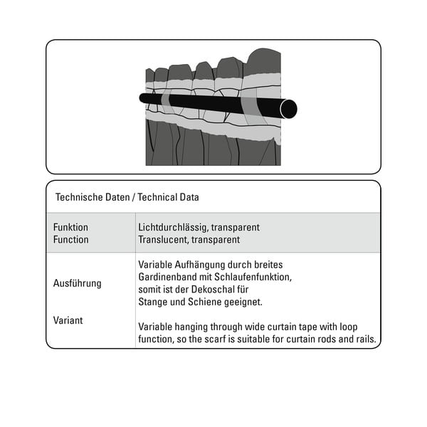 Biała firanka 140x245 cm Diamant Scherli – Sehlbach-image-2
