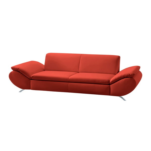 Czerwona sofa trzyosobowa Max Winzer Marseille