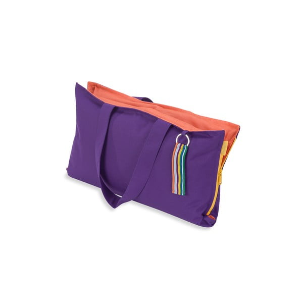 Przenośne siedzisko + torba Hhooboz 50x60 cm, fioletowe