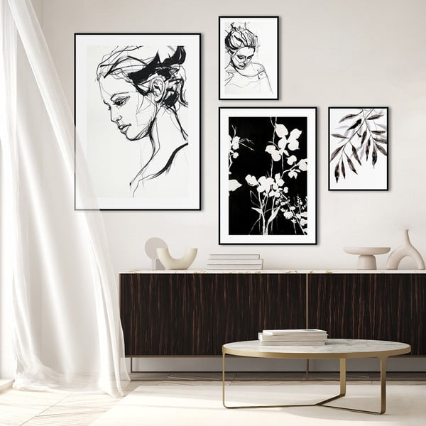 Obraz 50x70 cm Silhouet Leaves – Malerifabrikken-image-2