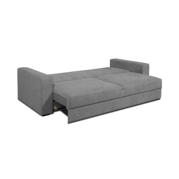 Szara sofa rozkładana 238 cm Resmo – Scandic-image-2