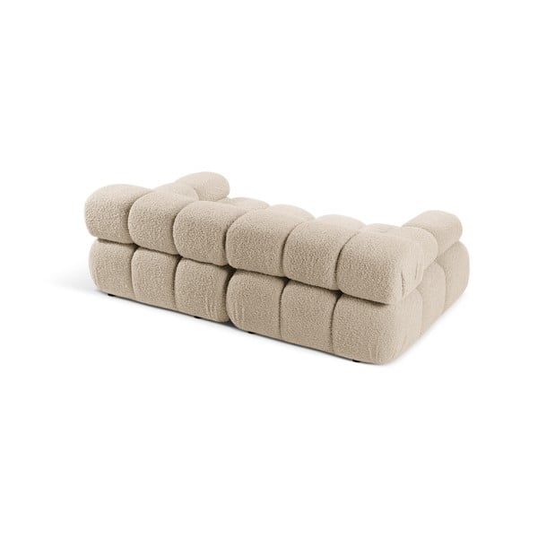 Beżowa sofa modułowa z materiału bouclé 188 cm Bellis – Micadoni Home-image-4