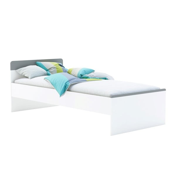 Białe łóżko Demeyere Filou, 90x200 cm