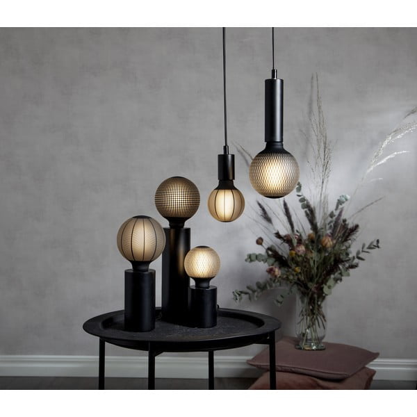 Czarna podstawa lampy 25 cm Tub – Star Trading-image-3