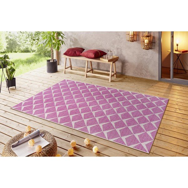 Różowo-beżowy dywan zewnętrzny NORTHRUGS Escala, 160x230 cm-image-1