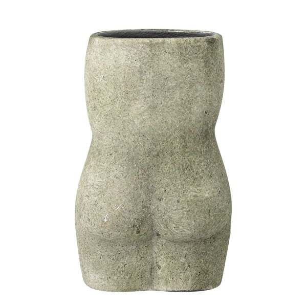 Szarozielony wazon z terakoty Bloomingville Emeli, wys. 16 cm-image-3