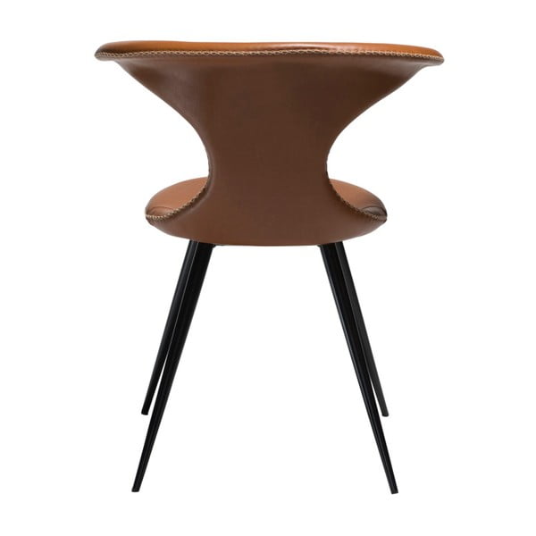 Brązowe krzesło ze skóry ekologicznej DAN-FORM Denmark Flair-image-2